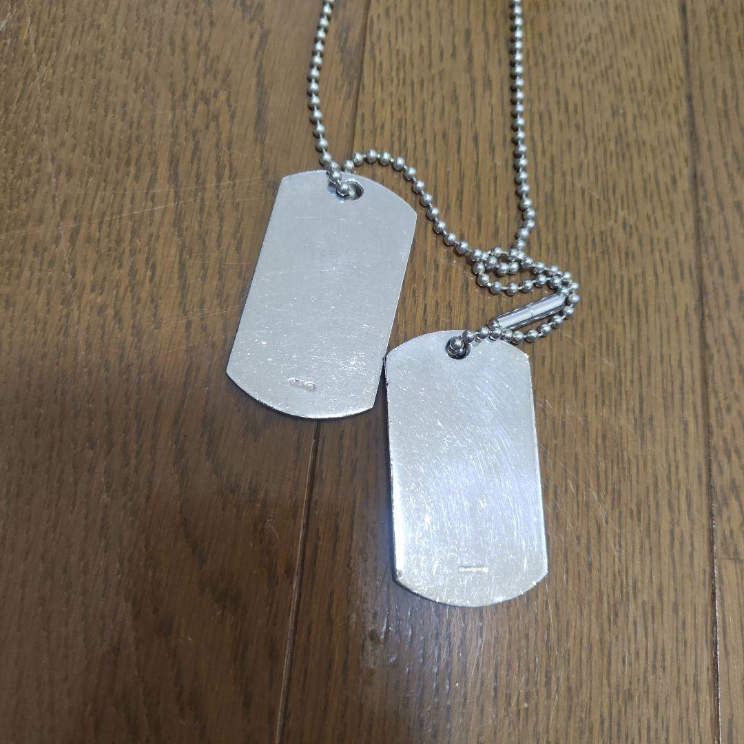 GUCCI 925シルバー ドッグタグネックレス