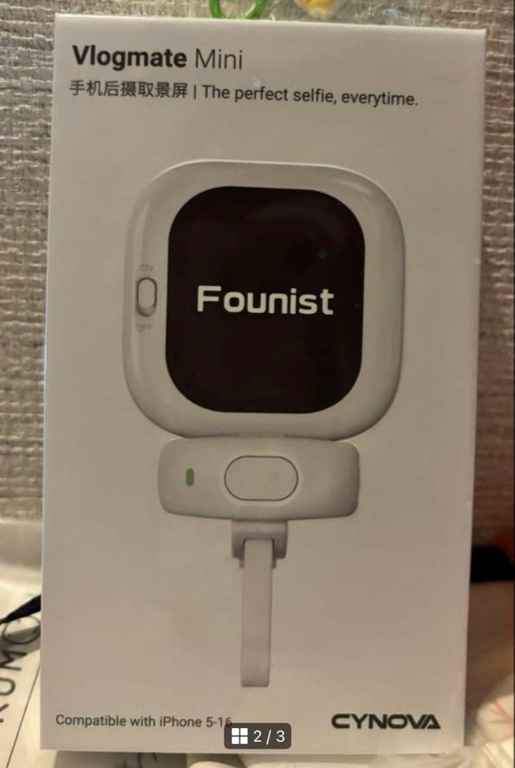 自撮りモニター Founist Vlogmate Mini
