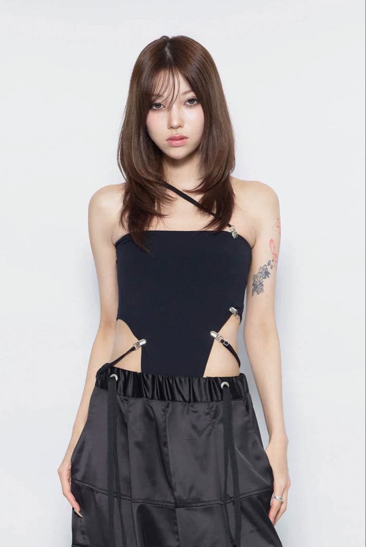 トップス theredthread S clip garter body