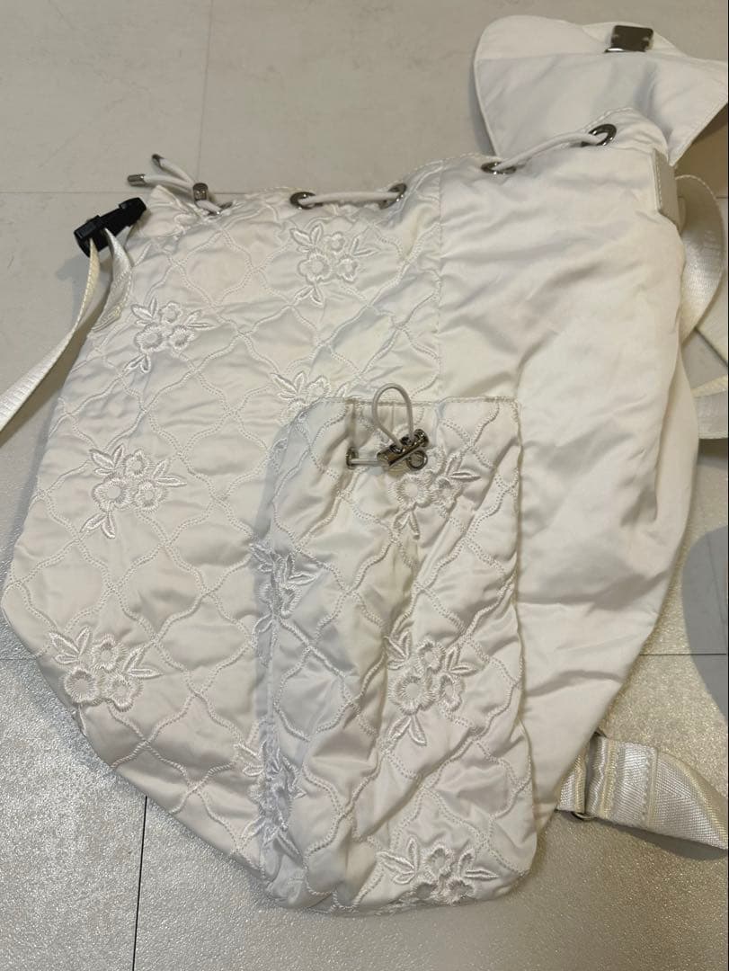 POPPY POINTE BACKPACK (WHITE) あさぎーにょ