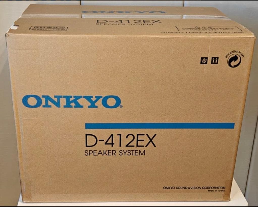 【新品・未使用品】ONKYO D-412EX 2Way スピーカーシステム ペア