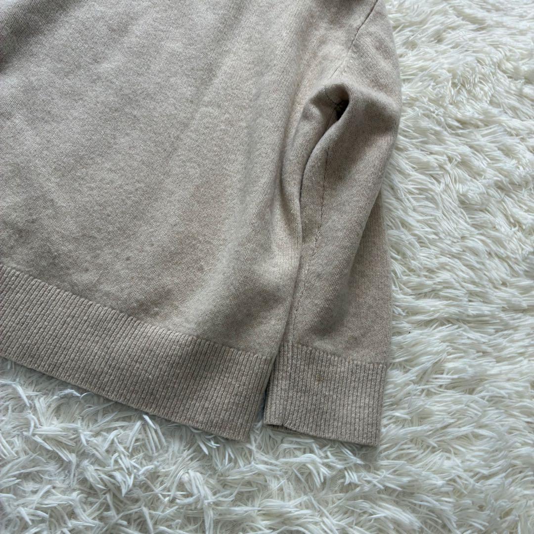 人気✨　コーチ　ニット　ハイネック　Sサイズ　長袖　カシミヤ混　ロゴ刺繍