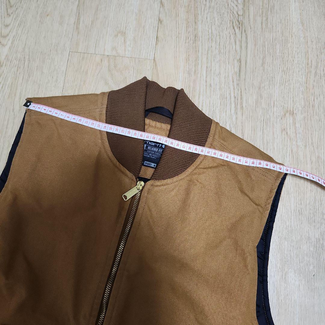 Carhartt ブラウン ダックベスト