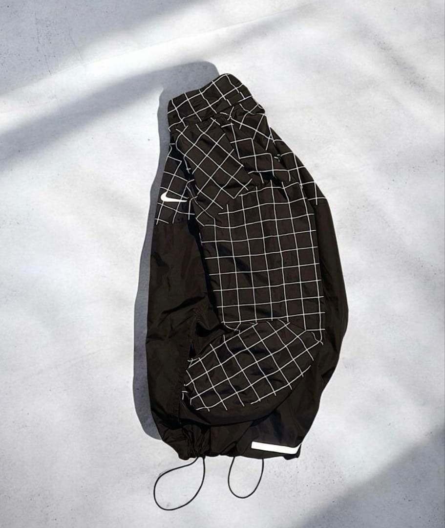 ジャケット・アウター 00s NIKE plaid pattern nylonjacket city