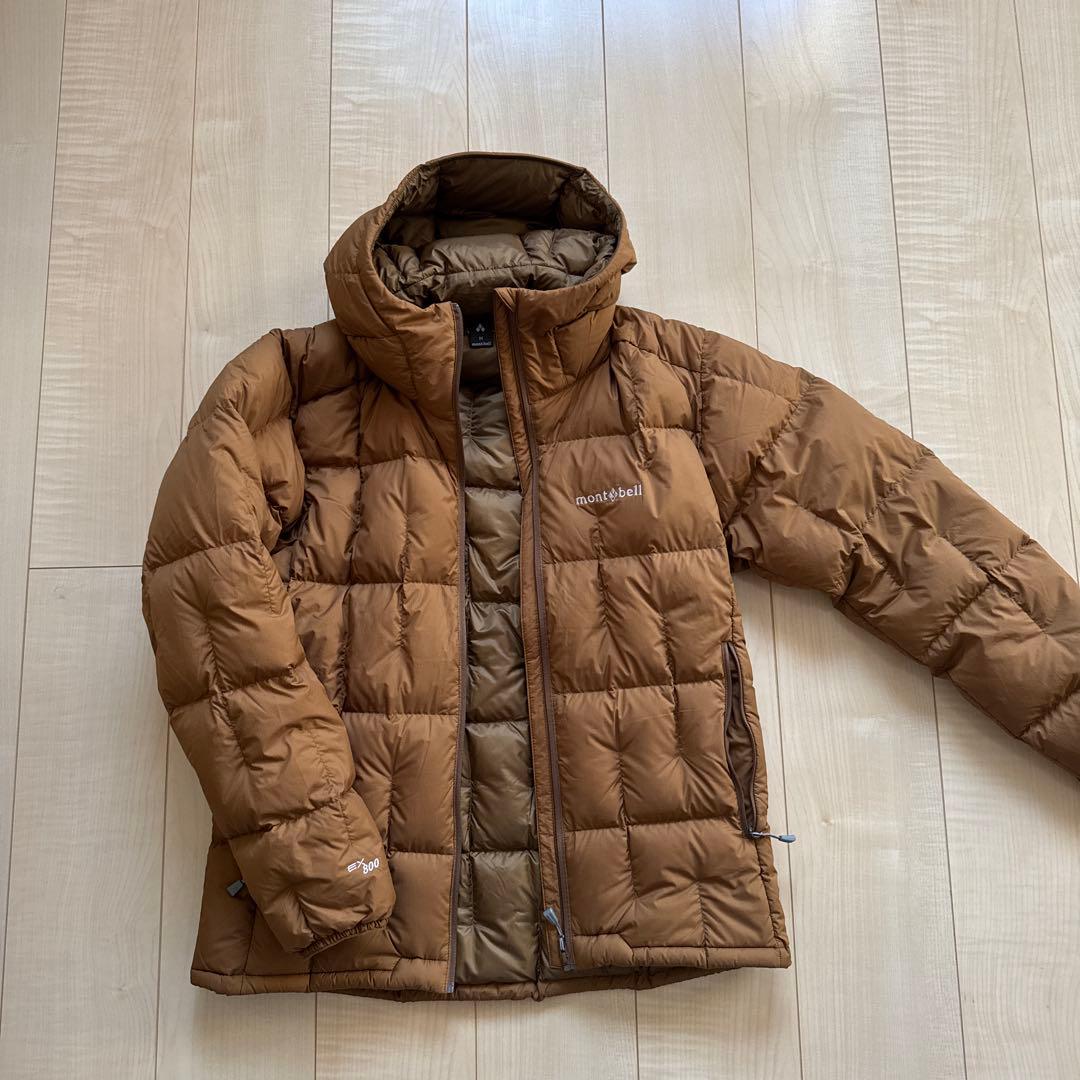 モンベル ネージュダウンパーカ ブラウン25 メンズM
