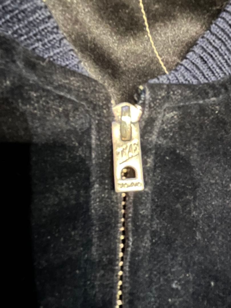 テーラー東洋 リバーシブル 別珍 souvenirjacketスカル蛇ネイビー