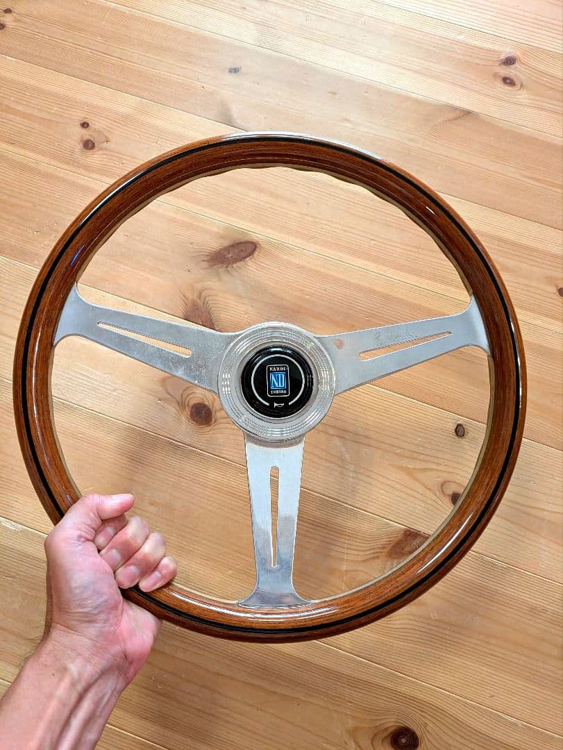 【価格相談可】NARDI TORINO ウッドステアリング　パジェロ　ジムニー