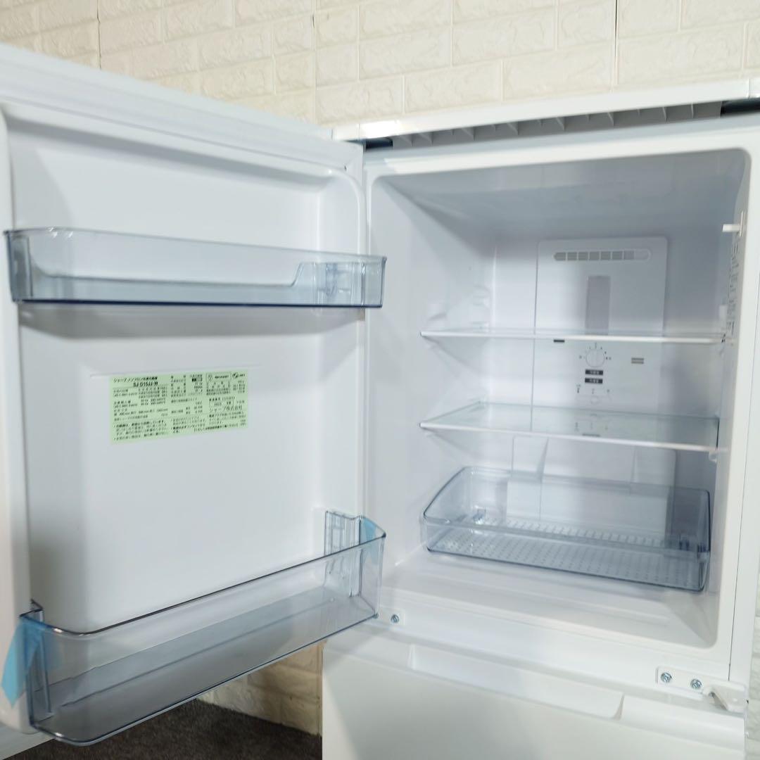 SHARP 冷蔵庫 SJ-D15JJ-W 152L 2023年製 家電 J092