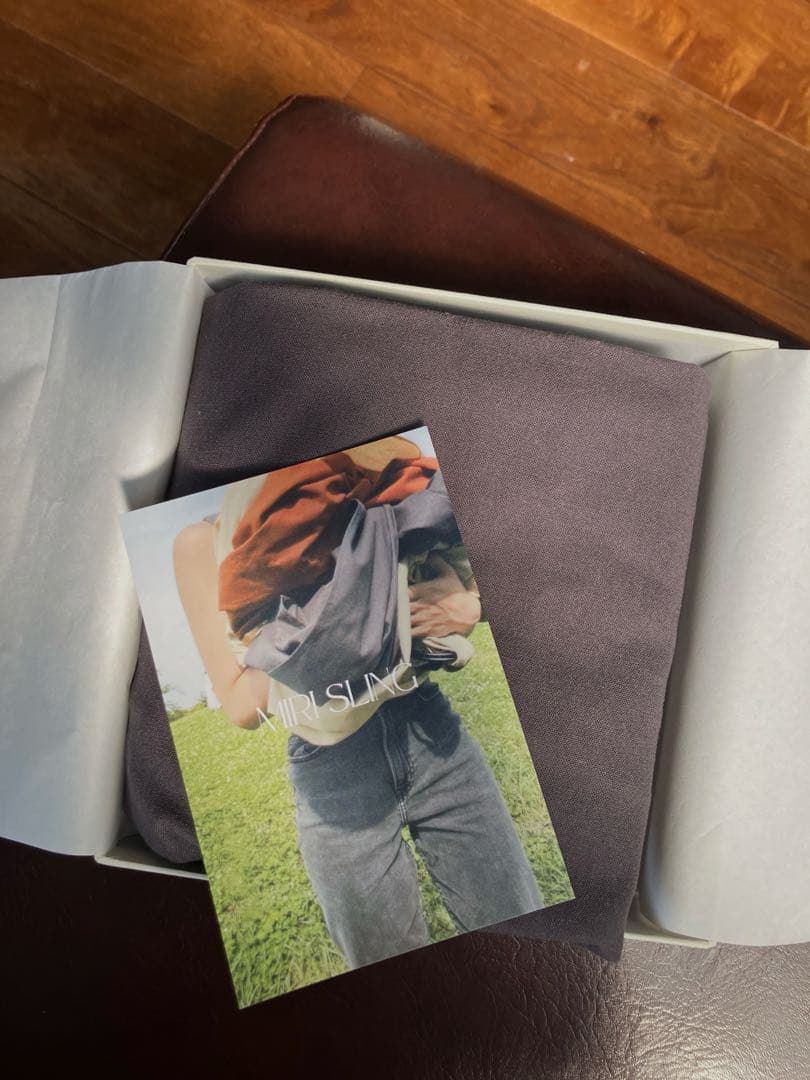 【美品】MIRI SLING moon ダークグレー スリング