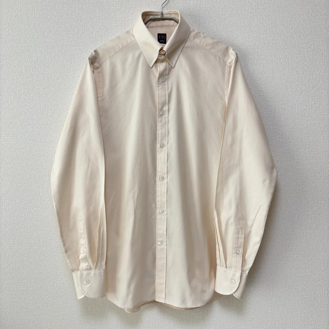 BEAMS F オックスフォード シャンブレー タブカラーシャツ 38 ベージュ