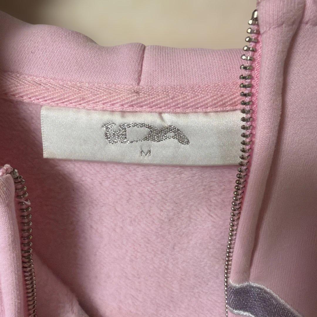 IDAジップパーカーピンク Mサイズ
