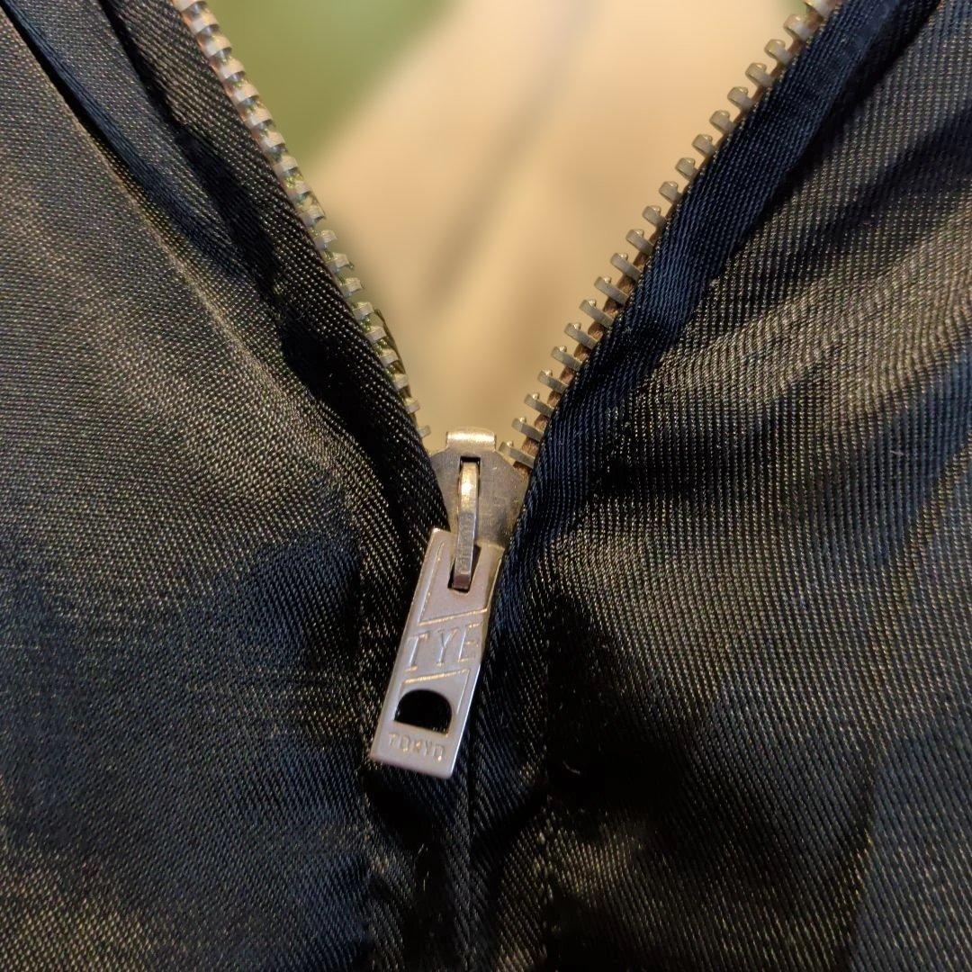 虎と鷹刺繍 ネイビー スカジャン