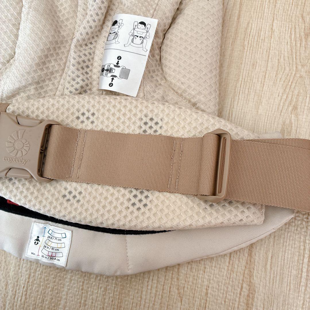 エルゴベビー オムニブリーズ ナチュラルベージュ 抱っこ紐 メッシュ
