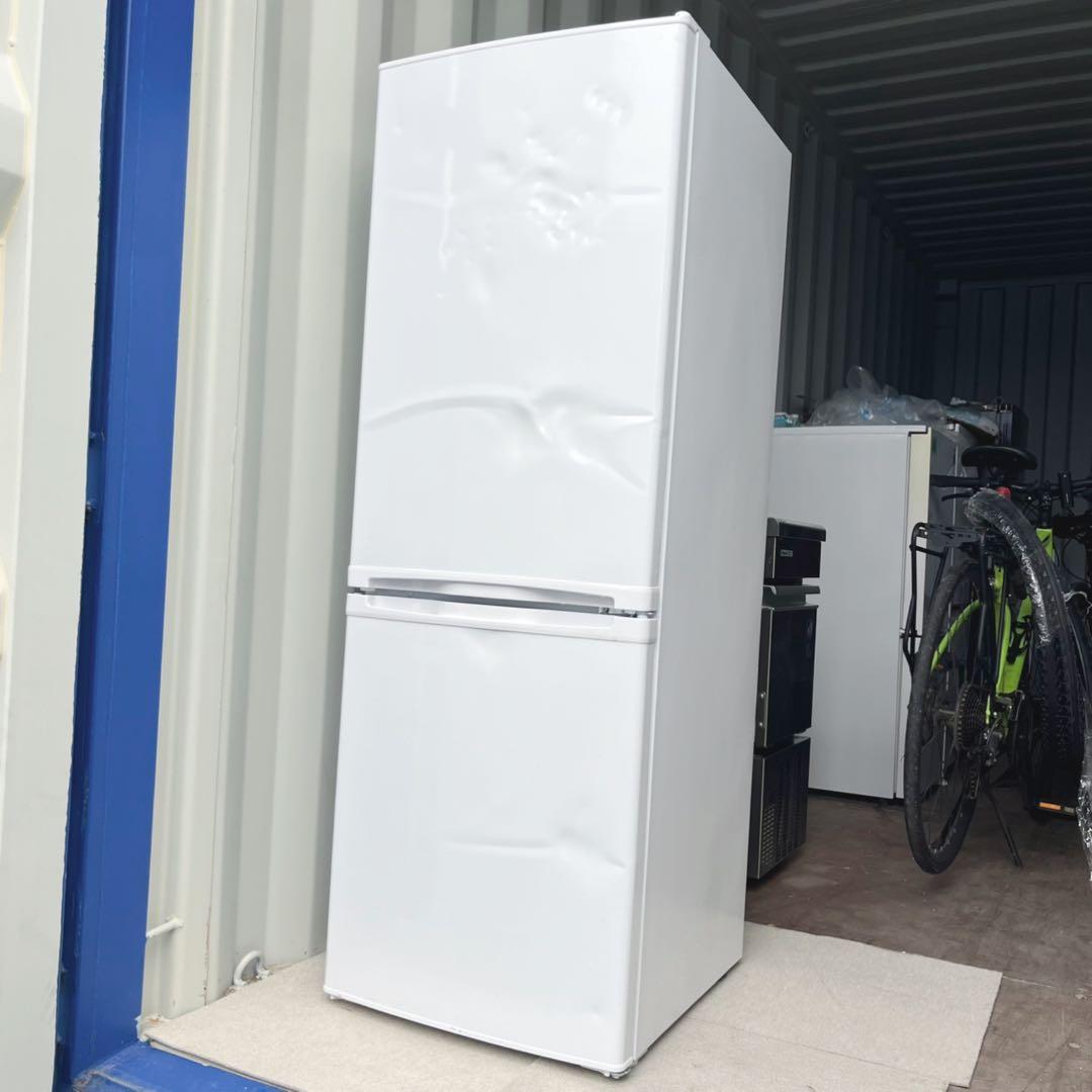 取付無料！格安・完全動作品・一人暮らし ホワイト大きめスリム冷蔵庫！