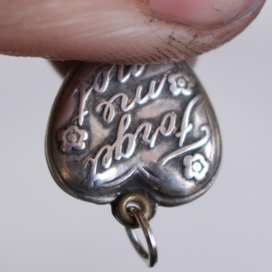 40s　スウィートハートジュエリー　WW2 forget me 花　勿忘草