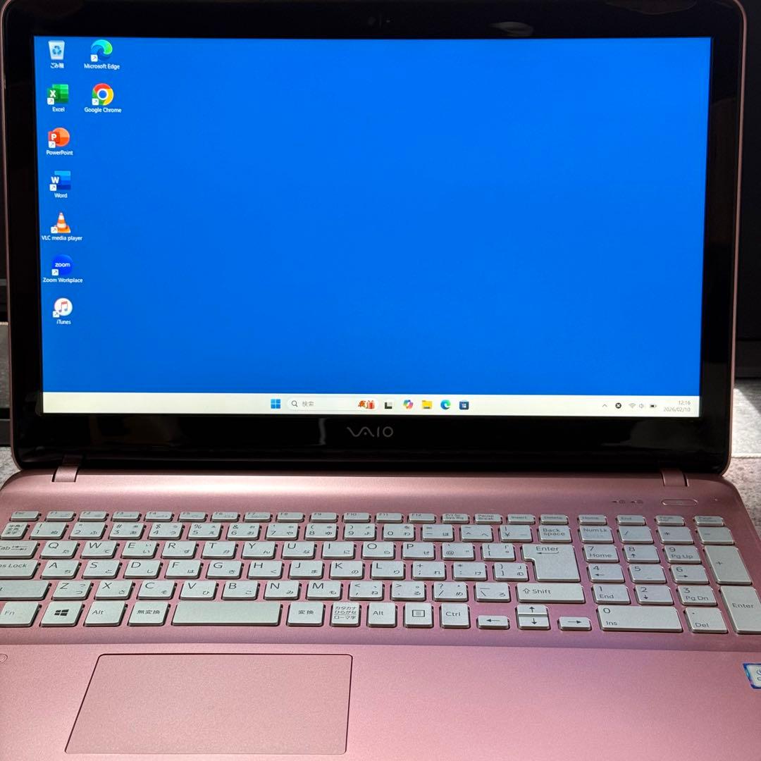 VAIOノートパソコン i5 20GB 新品SSD512 超静音 Office