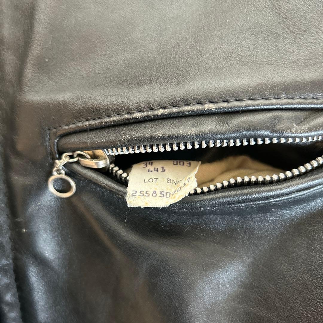 Schott シングルライダース 641 サイズ34(S) Y