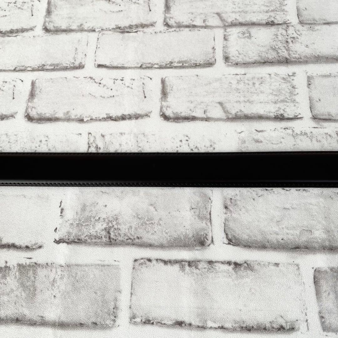 極美品✨フェラガモ　ベルト　ダブルガンチーニ　シルバー金具　ロゴ刻印　濃茶