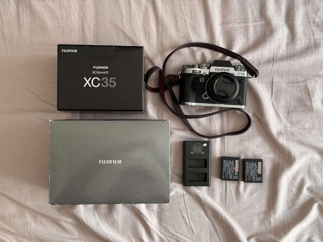 【おまけ予備バッテリー付き】 FUJIFILM X-T2+35mm すぐ撮影OK