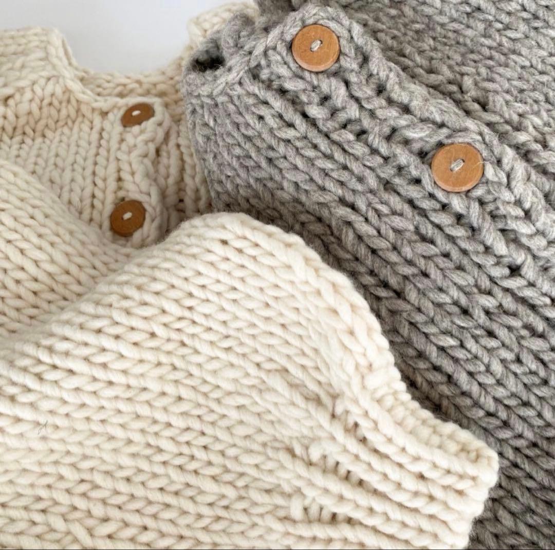 SeaRoomlynn Handmade Wool マルチカーディガン