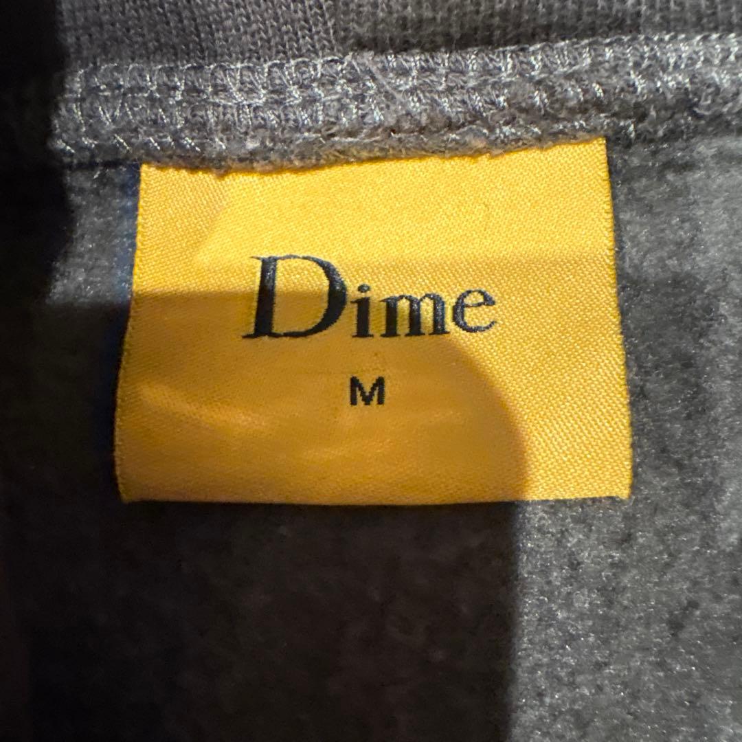美品　Dime ダークグレー パーカー Mサイズ