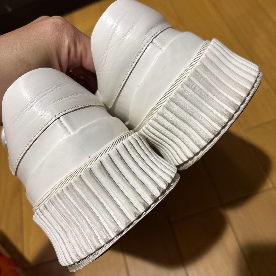 JIL SANDER プラットフォーム レザー スニーカー