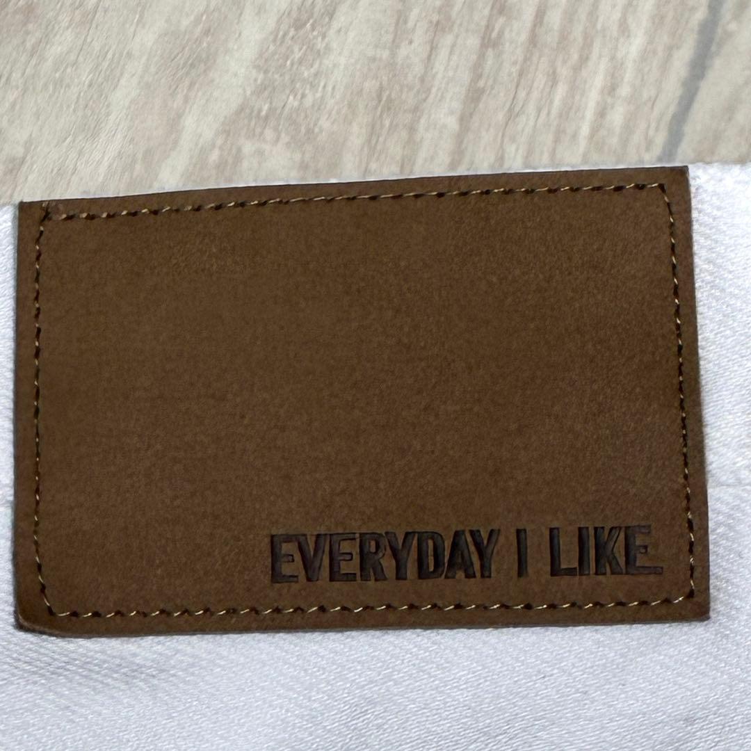 EVERYDY I LIKE. Loose Jeans ホワイト ワイドデニム