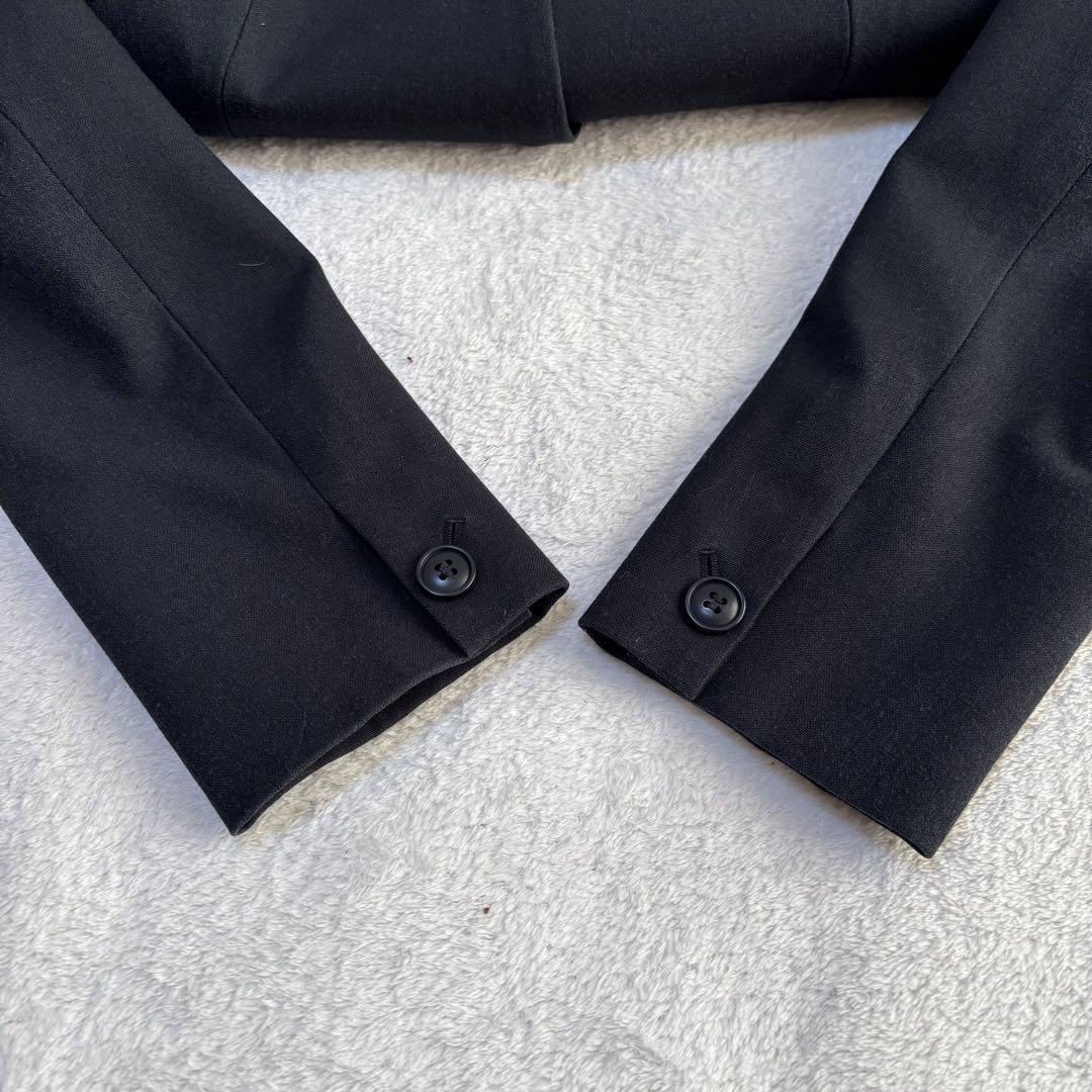✨️美品✨️ PLST プラステ スーツ セットアップ L ノーカラー ブラック