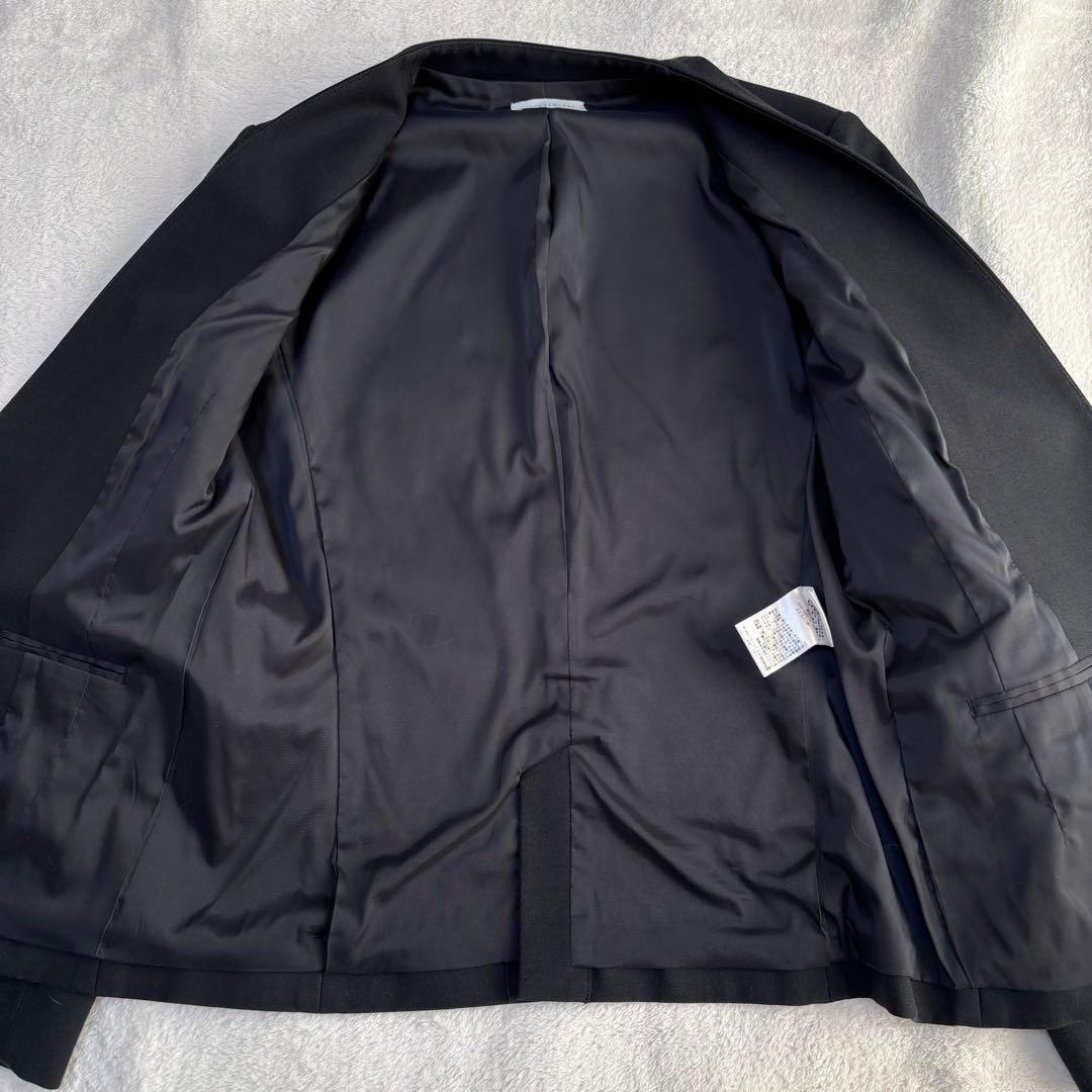 ✨️美品✨️ PLST プラステ スーツ セットアップ L ノーカラー ブラック