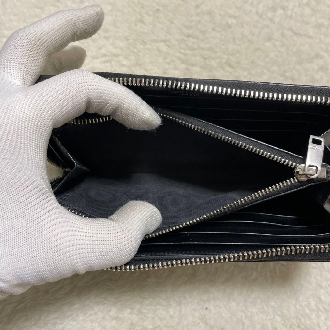 SAINT LAURENT　サンローラン　ラウンドファスナー　極美品‼️