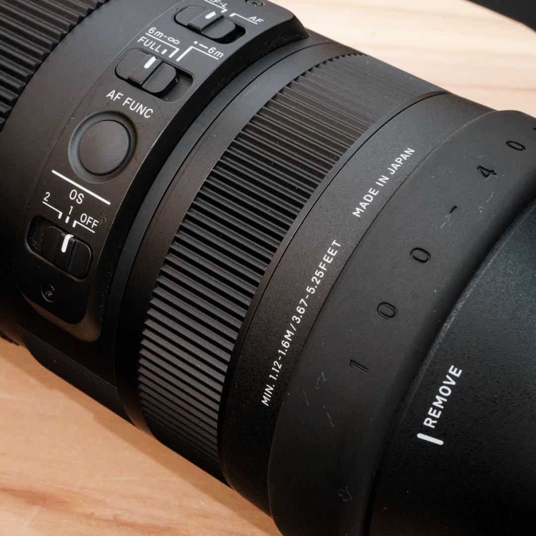 Xマウント用 Sigma 100-400mm F5-6.3 DG DN 三脚座付