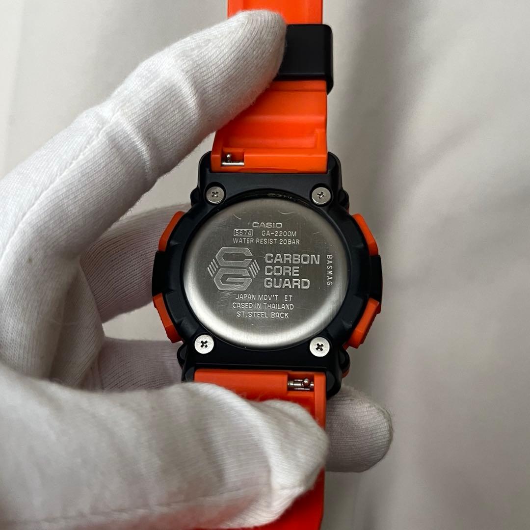 のいぞー 新品未使用 G-SHOCK GA-2200M オレンジ