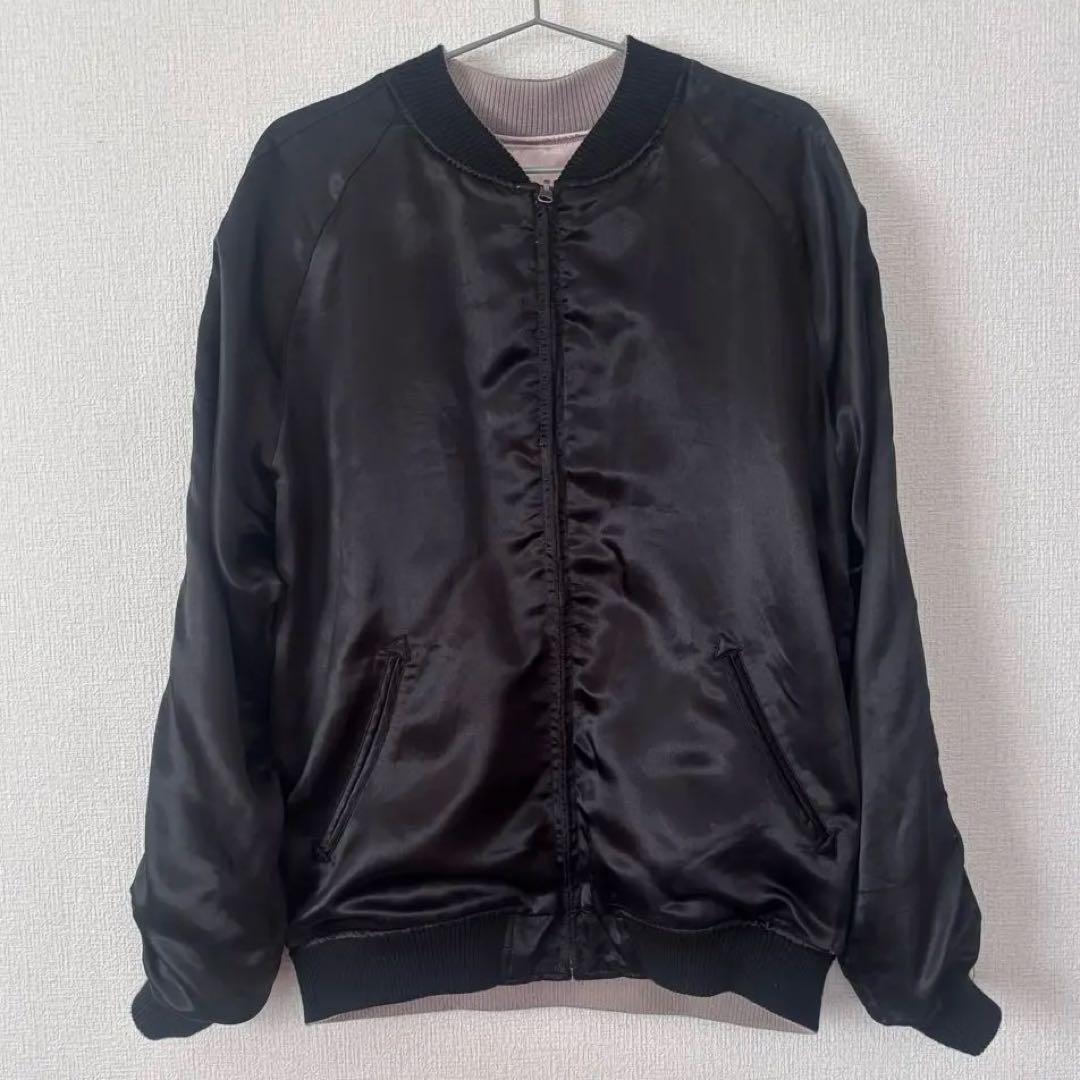 AVIREX（アヴィレックス） スカジャン ピンク アロハ刺繍 龍＆フラダンサー