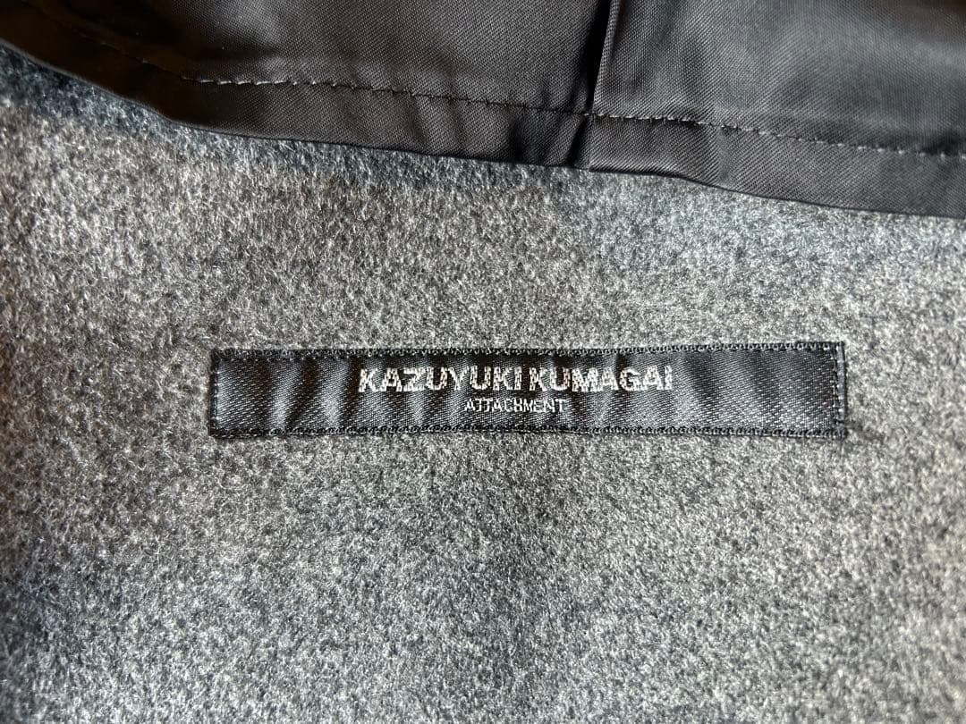 Y*A様 ☆カズユキクマガイ☆アタッチメント☆グレー☆フーデッドコート☆ビーバー