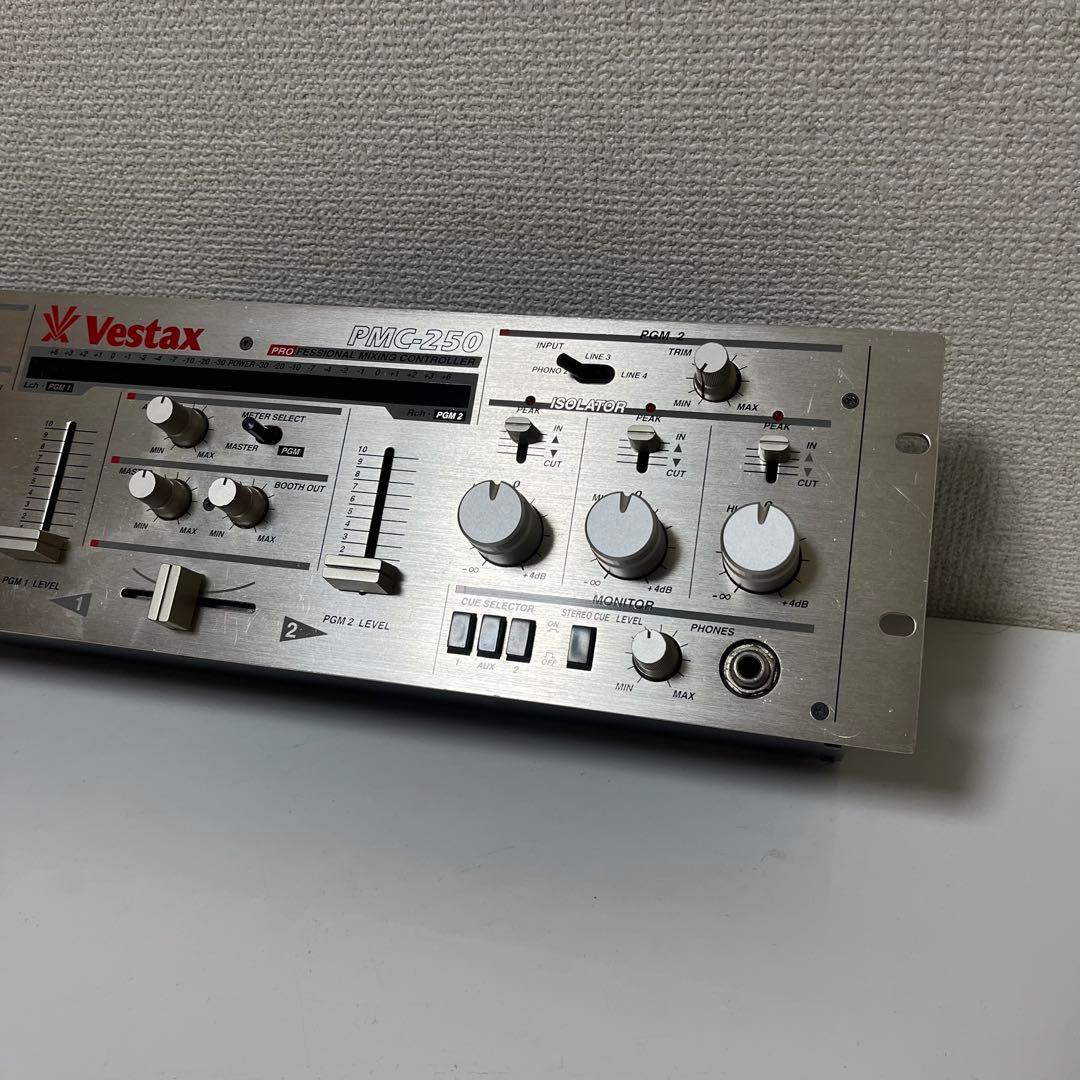 美品 動作OK Vestax PMC-250 DJミキサー ゴールド ロータリー