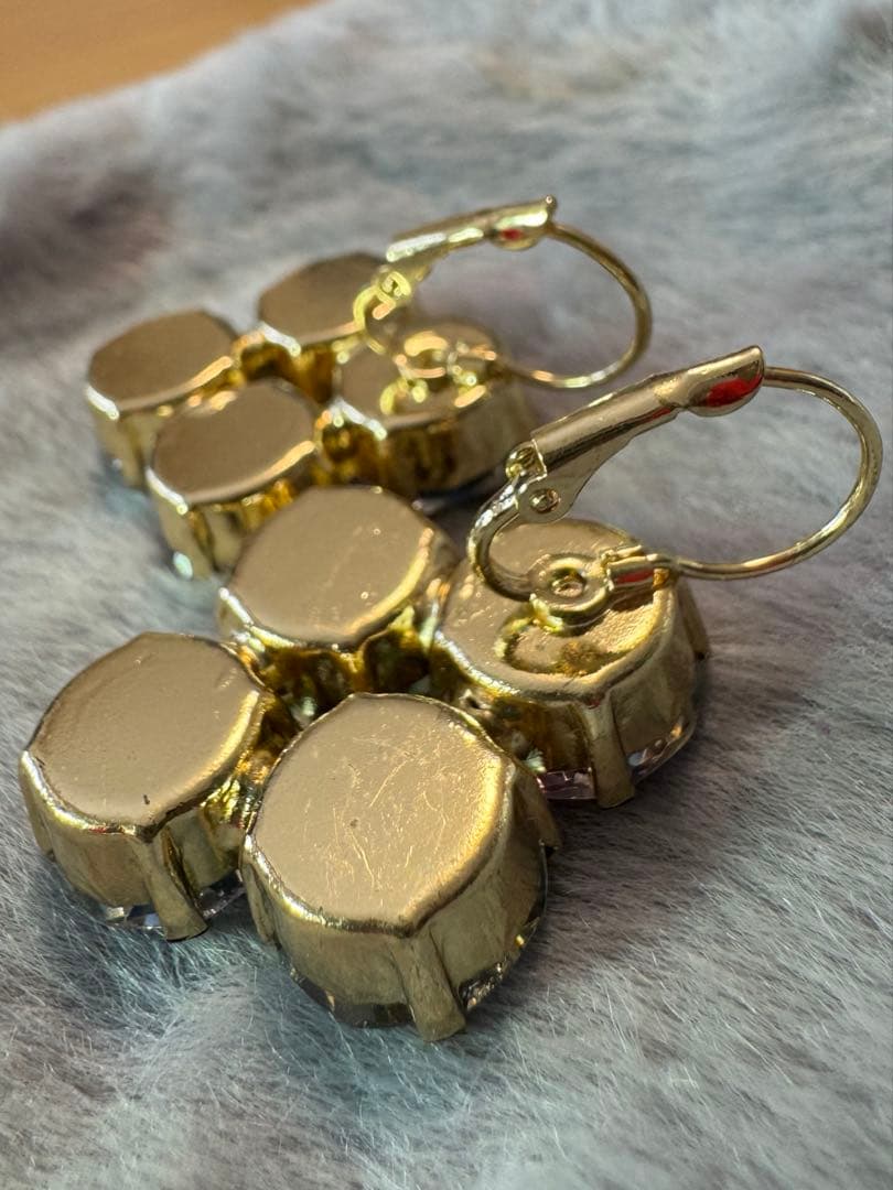 チェコガラスアンティークピアス