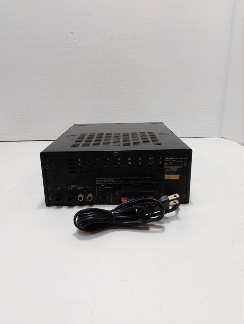 G2278 YAMAHA A100 パワーアンプ ヤマハ 宅録・店舗音響に！