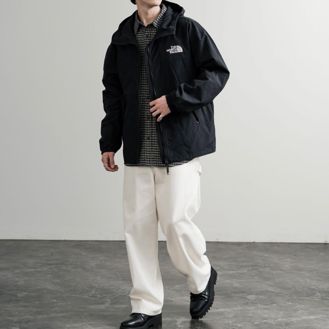 新品 THE NORTH FACE ロゴ刺繍マウンテンパーカーナイロンジャケット