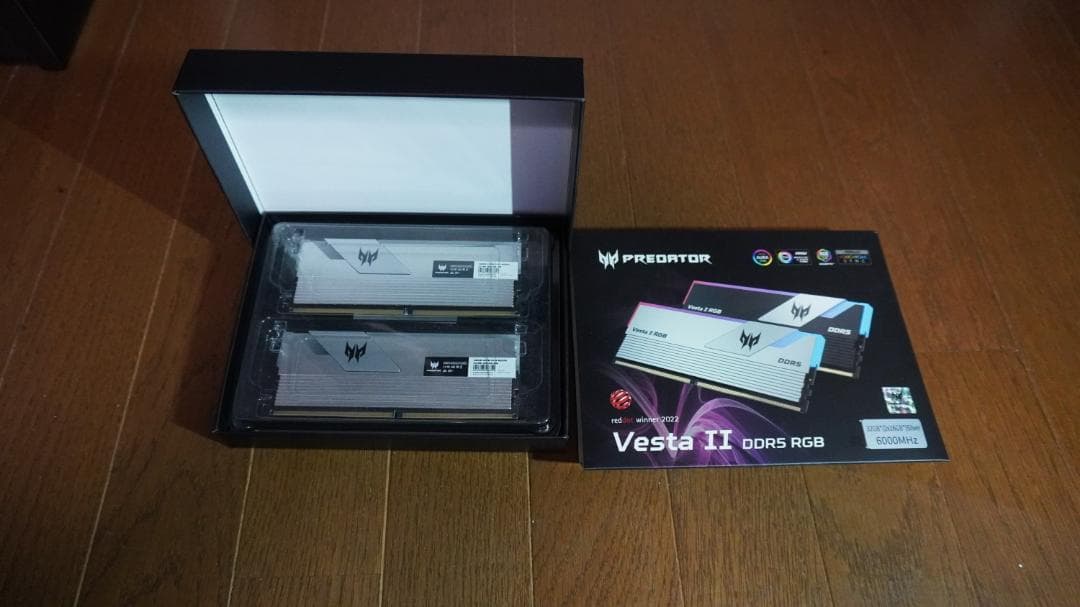 DDR5-6000 メモリ　16G×2 RGB