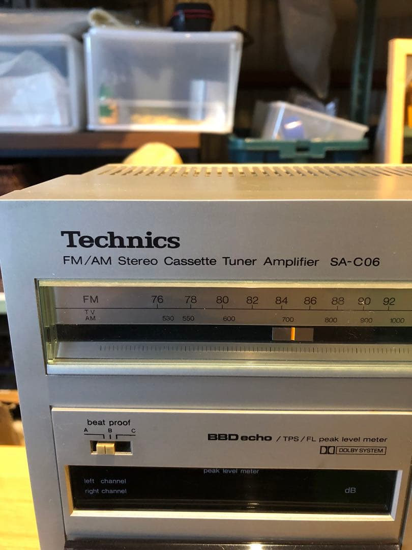 Technics ラジカセ SA-C06 SB-F07 スピーカー　ジャンク