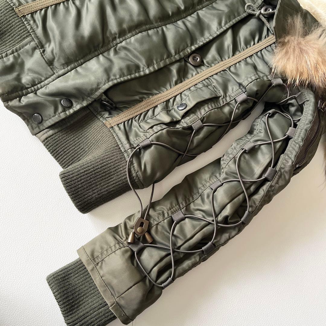 ▼00s y2k美品✨アヴィレックス ヒョウ柄 フライトジャケット N2B 短丈