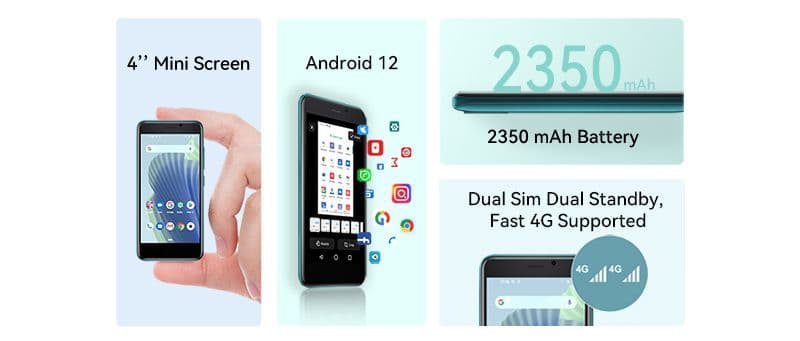 【CUBOT】ミニスマートフォン J20 3GB/32GB ブラック（新品）