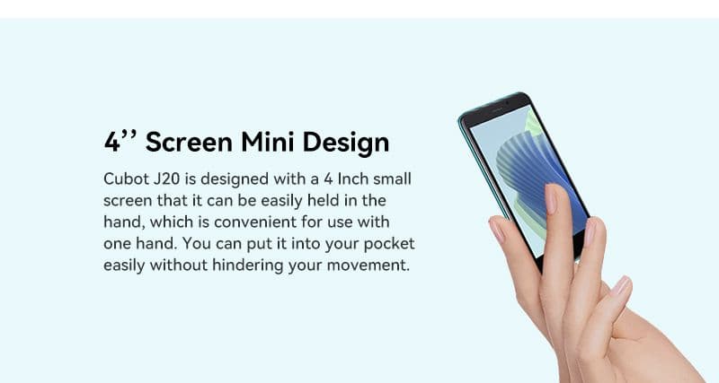 【CUBOT】ミニスマートフォン J20 3GB/32GB ブラック（新品）