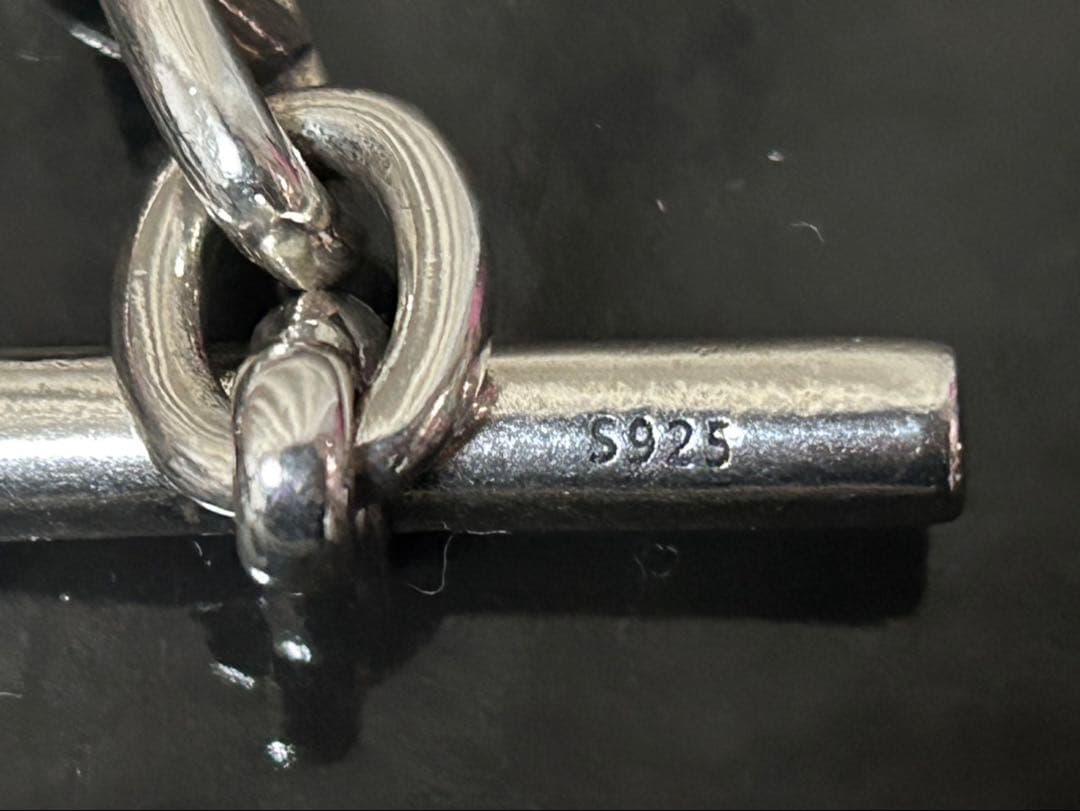 シルバー925アンカーチェーンブレスレットシェーヌダンクルMM