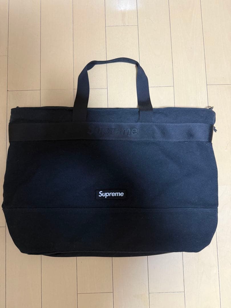 バッグ Supreme tote bag black 25ss