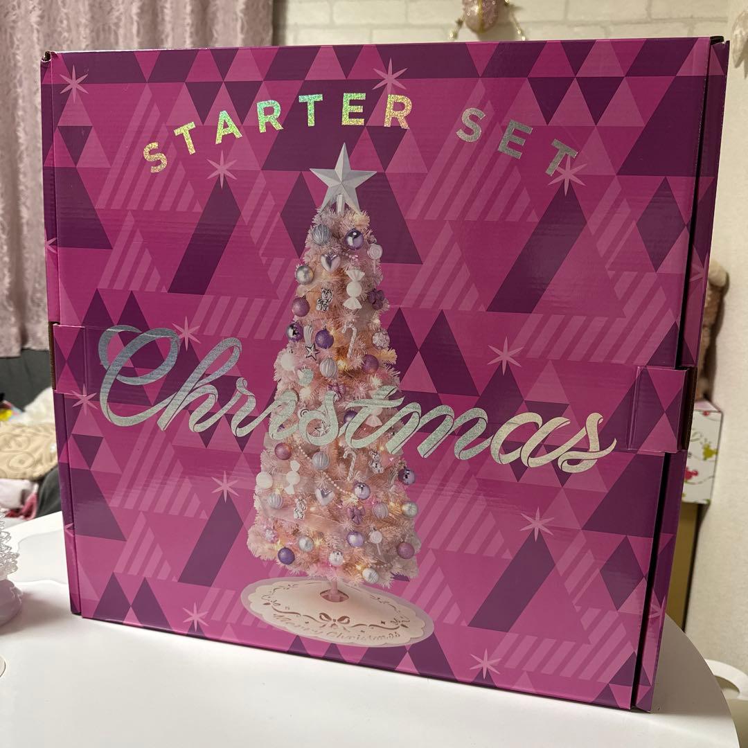【Francfranc】クリスマスツリー 150 cm スターターセット ピンク