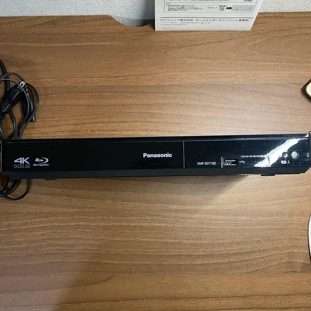 美品 パナソニック ブルーレイプレーヤー DMP-BDT180 2018年製