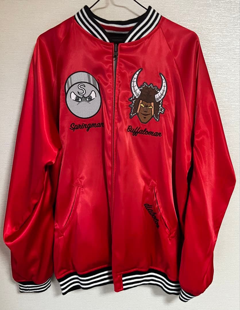 【極美品】キン肉マン スカジャン リバーシブル Lサイズ はぐれ悪魔超人コンビ