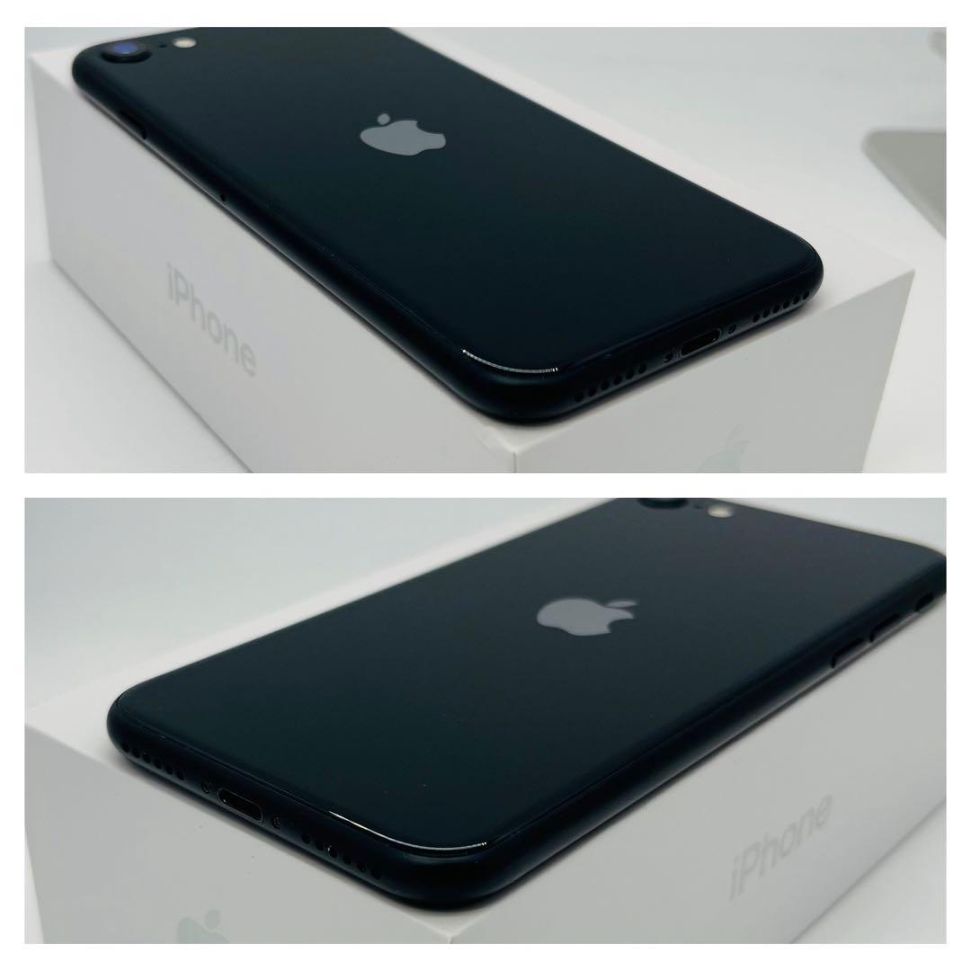 B 100% iPhone SE3 256 GB SIMフリー　ブラック　本体