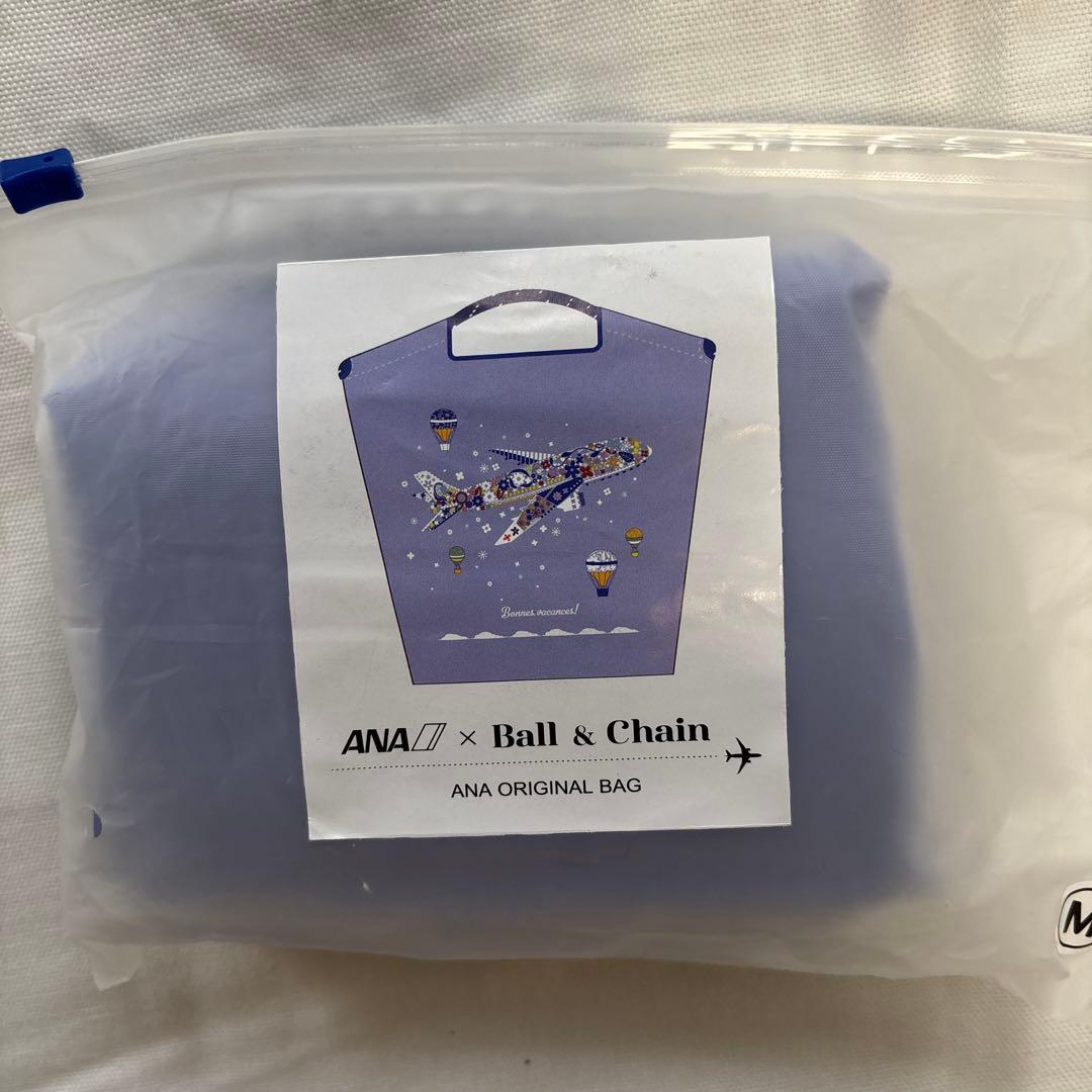ANA国際線　限定エコバッグ　ボールアンドチェーン
